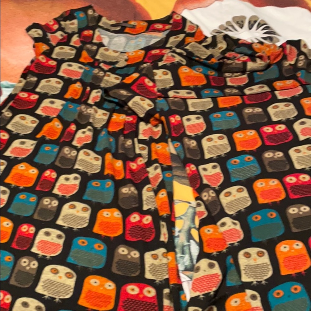 Set of Owl pattern dresses M